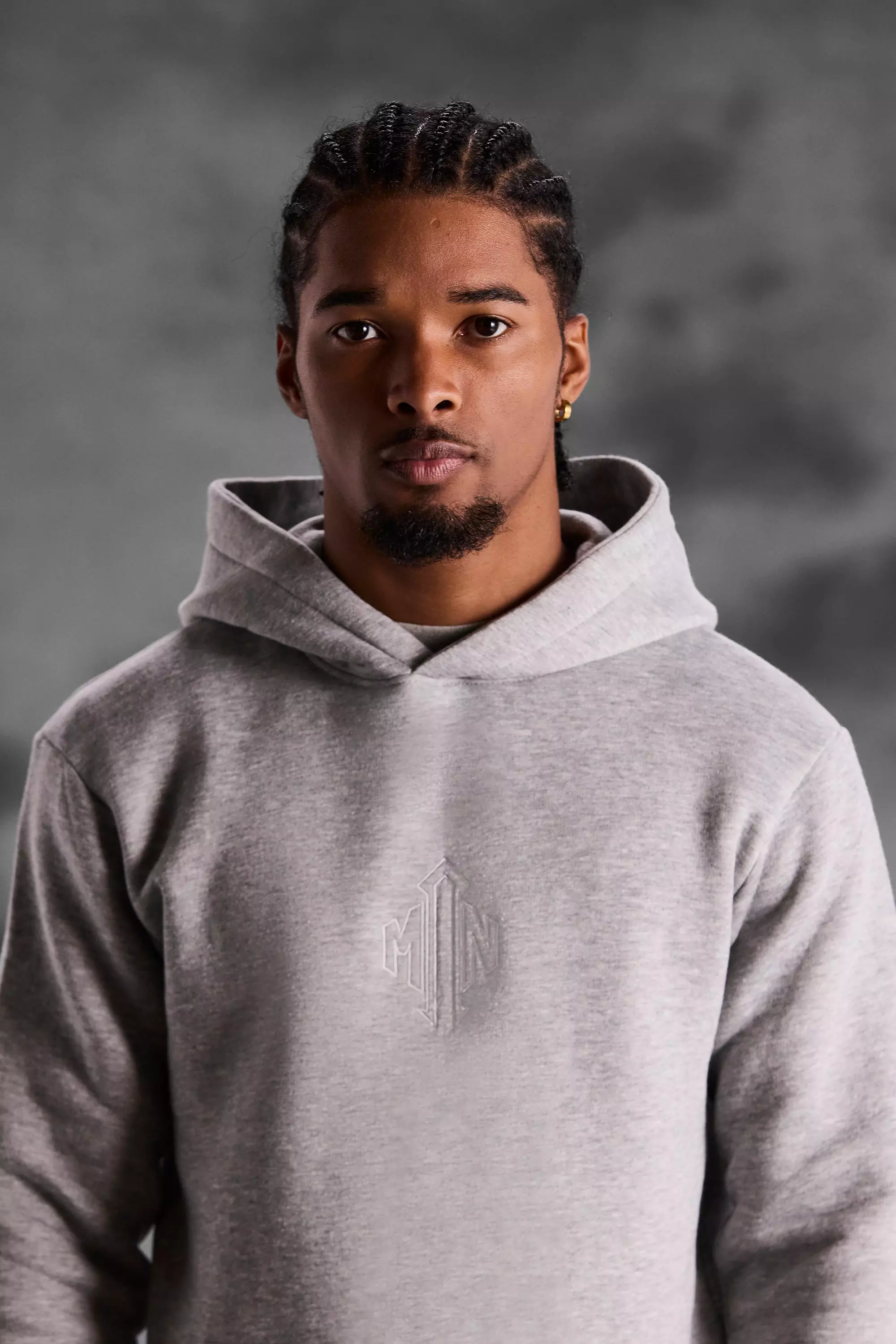 Slim fit 2024 grey hoodie